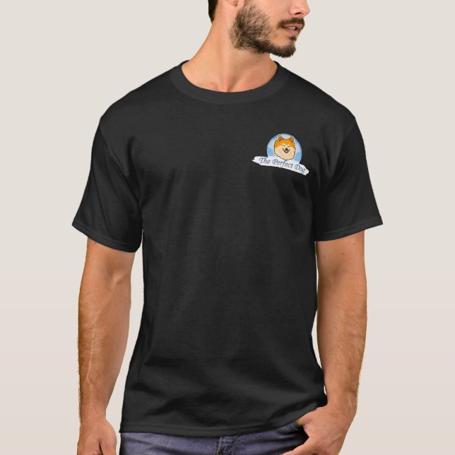The Perfect Dog T-Shirt Black (Front)