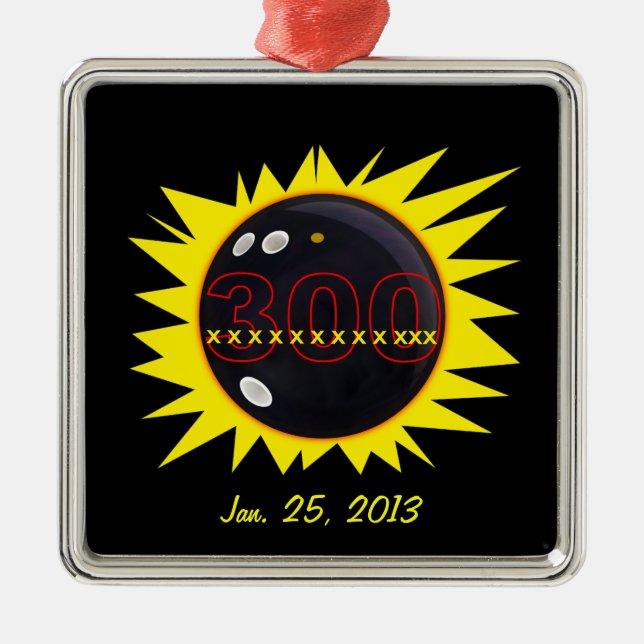 The Perfect Game Metal Tree Decoration (Front)