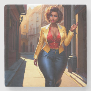 The Perfect Gift for Any Boss Lady Stone Coaster