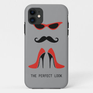 The Perfect Look in Black & Red Case-Mate iPhone Case