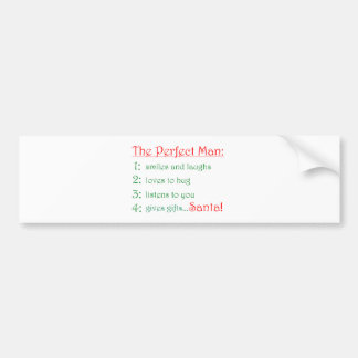 The Perfect Man-bumper sticker