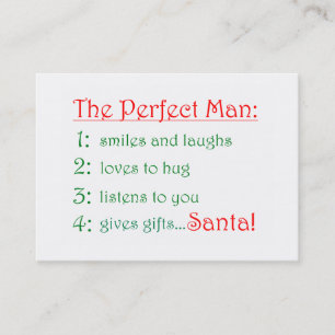 The Perfect Man-business cards