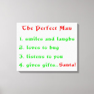 The Perfect Man-canvas print