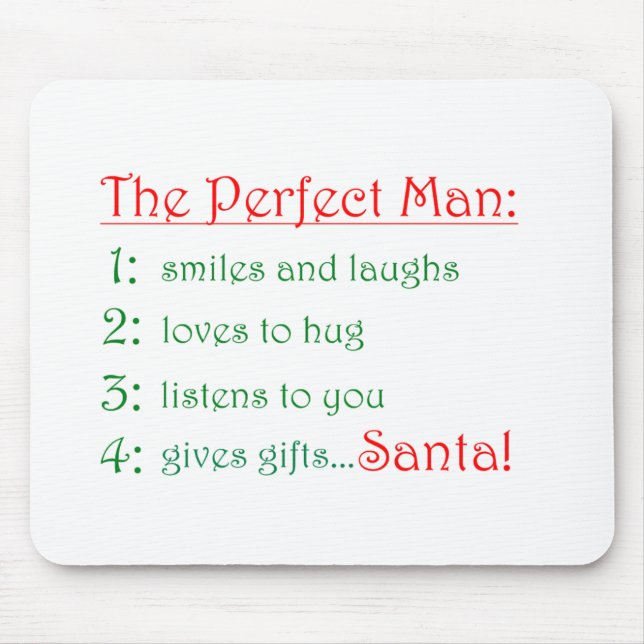 The Perfect Man-mousepad Mouse Pad (Front)