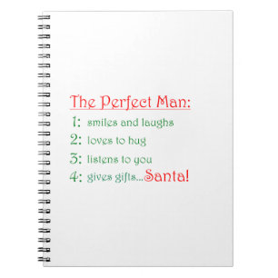 The Perfect Man-notebook Spiral Notebook