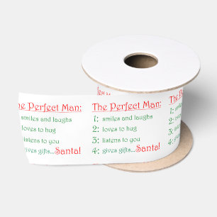 The Perfect Man Satin Ribbon