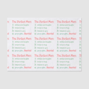 The Perfect Man-tissue paper