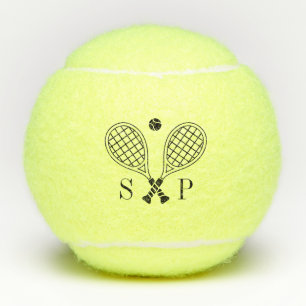 The Perfect Match Custom Name Logo Monogram Tennis Balls