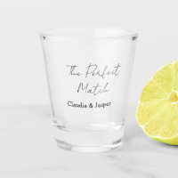 The perfect match name simple couple wedding