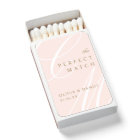 The Perfect Match Pink Classic Script Monogram