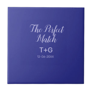 The perfect match royal blue luxury add couple nam tile