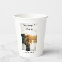 The perfect match wedding couple photo modern add 