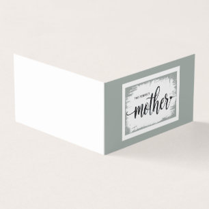 The Perfect Mother A Card for Mum