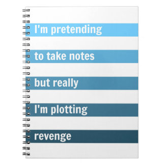 The perfect notebook for freaking people out.