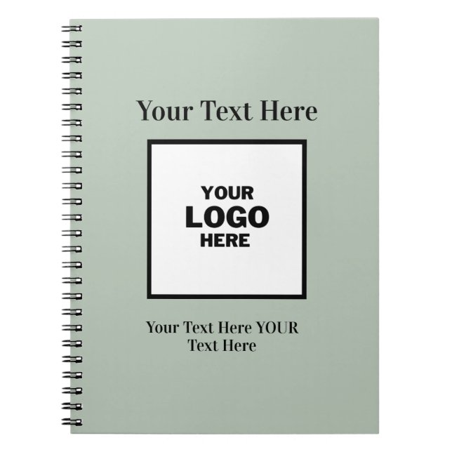 The Perfect notebook Sage Green Wedding (Front)
