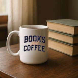 The Perfect Pair: Books and Coffee Classic Novel Mug