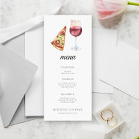 The perfect pair Bridal shower menu