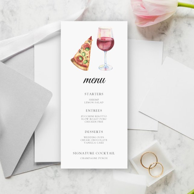 The perfect pair Bridal shower menu (Creator Uploaded)