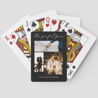 The Perfect Pair Modern Picture Photo Collage Playing Cards