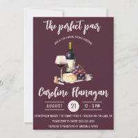 The Perfect Pair! Wine and Cheese Bridal Shower