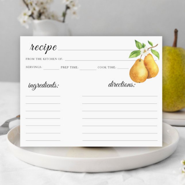 the perfect pear bridal shower - recipe (Creator Uploaded)