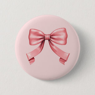 The Perfect Pink Bow 6 Cm Round Badge