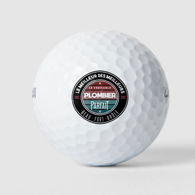 The perfect plumber golf balls (Front)