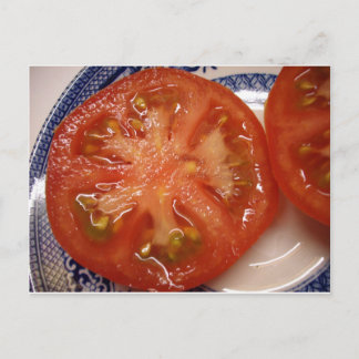 The Perfect Slice Tomato Postcard