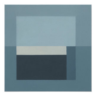 The Perfect Surface: Geometric Abstract Art Poster