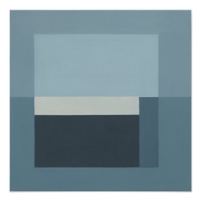 The Perfect Surface: Geometric Abstract Art Poster (Front)
