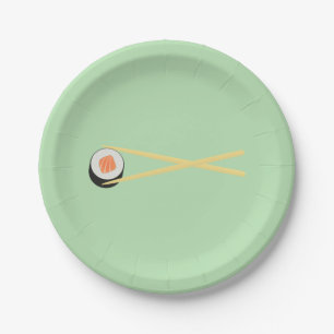 The Perfect Sushi Paper Plate