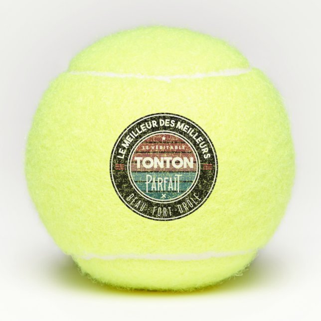 The perfect uncle tennis balls (Front)