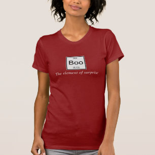 The periodic table element of surprise is Boo, T-Shirt
