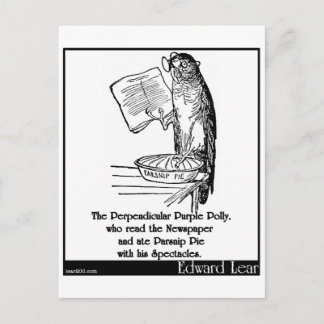 The Perpendicular Purple Polly Postcard