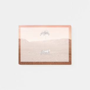 The Perseverance Rover Landing Safely On Mars. Post-it Notes