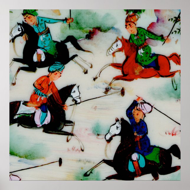 The Persian Polo Players Poster (Front)
