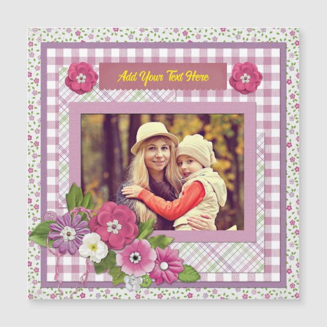 The Personalised Picture Frame with Custom Text  (Front)