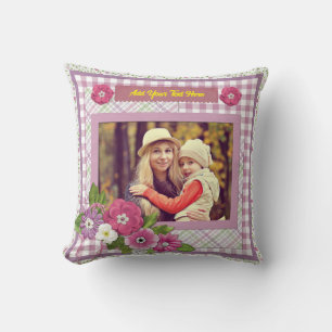 The Personalised Picture Frame with Custom Text Cushion