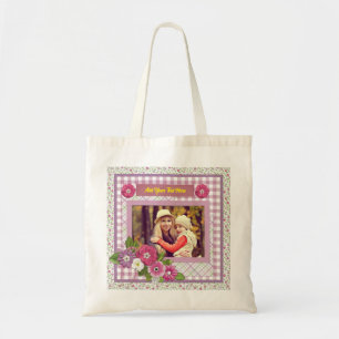 The Personalised Picture Frame with Custom Text Tote Bag