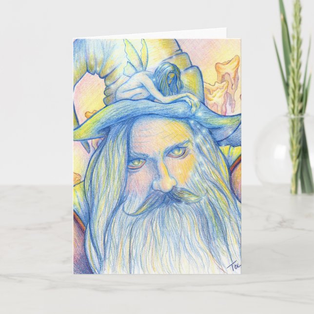 "The Pest" Greeting Card (Front)