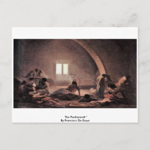 The Pestlazarett " By Francisco De Goya Postcard