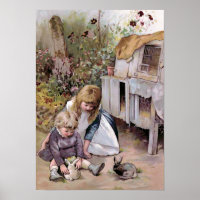 "The Pet Rabbit" Vintage