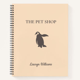 The pet shop cute penguin notebook