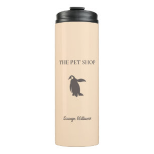 The pet shop cute penguin thermal tumbler