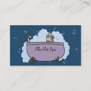 The pet spa business card