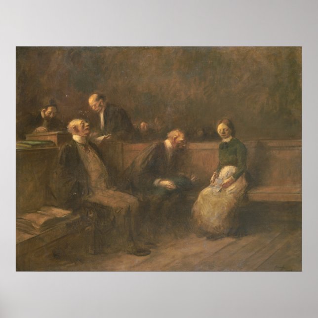 The Petition - Jean-Louis Forain Fine Art Poster (Front)