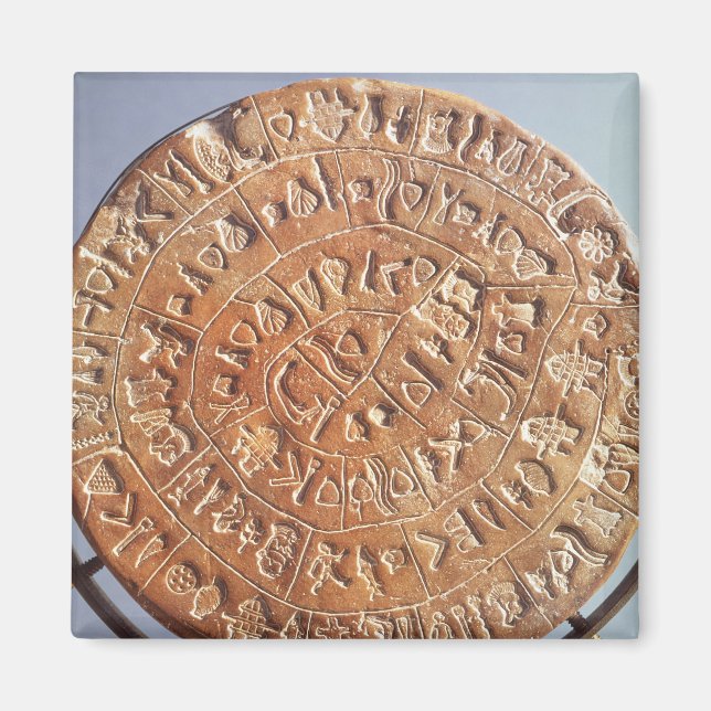 The Phaistos Disc, with unknown significance Magnet (Front)