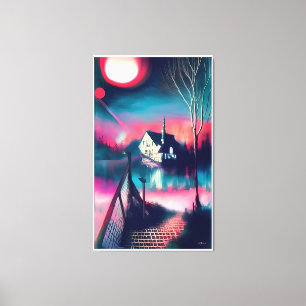 The Phantom House at Faragasso Heights Canvas Print