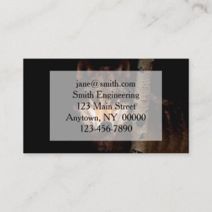 The Phantom Wolf Business Card