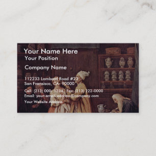 The Pharmacist By Longhi Pietro (Best Quality) Business Card